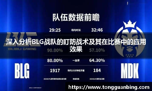 深入分析BLG战队的盯防战术及其在比赛中的应用效果
